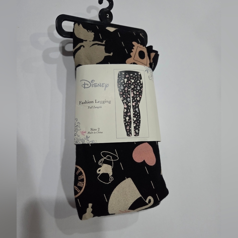 NWT Disney Black  Leggings Sz.2